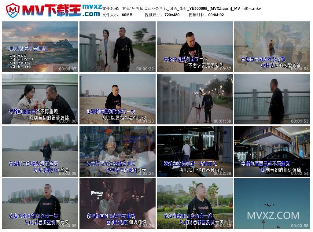 罗长华-再见以后不会再见_国语_流行_YE500695